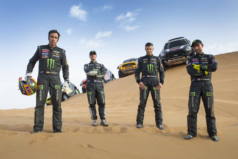 Illustration for article titled Monster Energy X-Raid Ready To Charge Dakar 2014